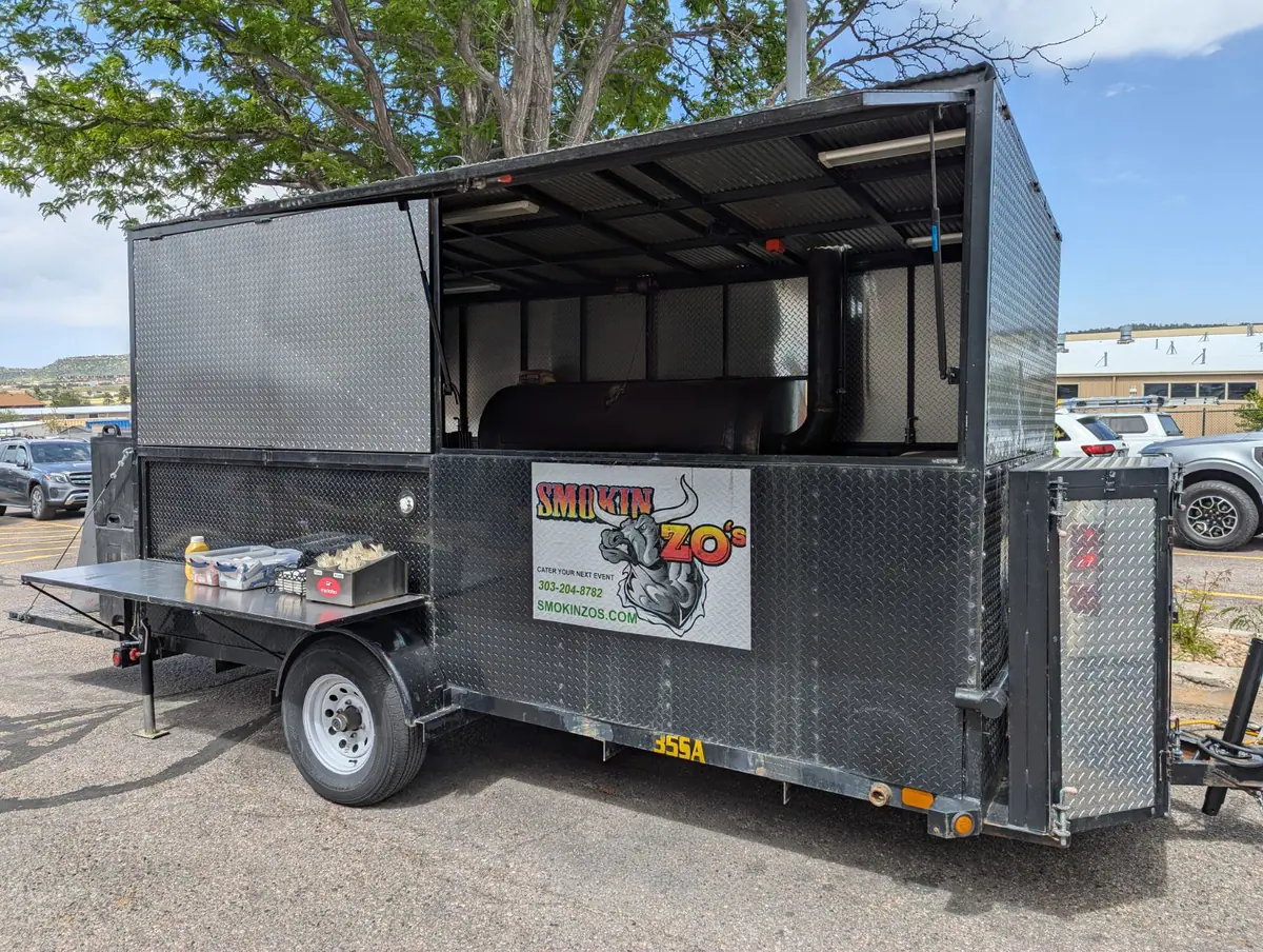 Smokin Zo's food truck at an event