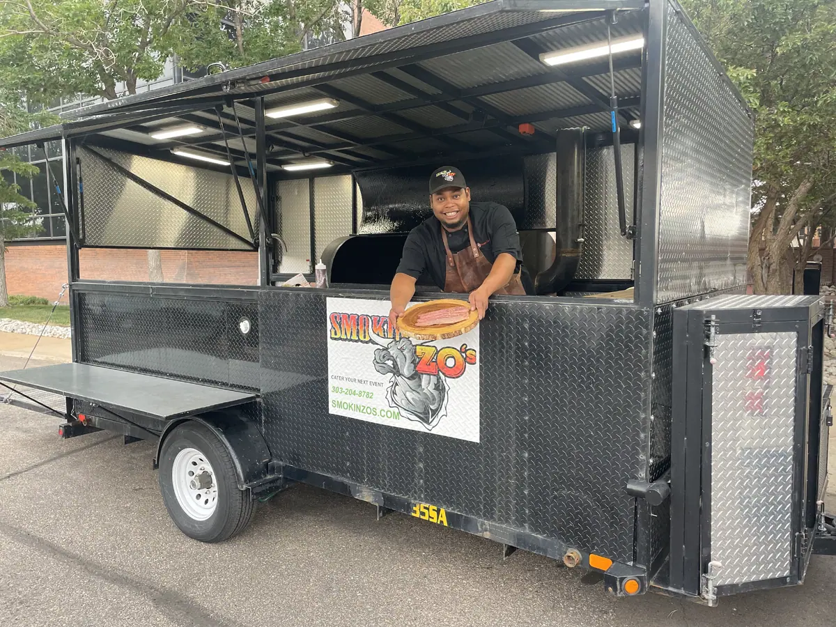 Smokin Zo's food truck at an event