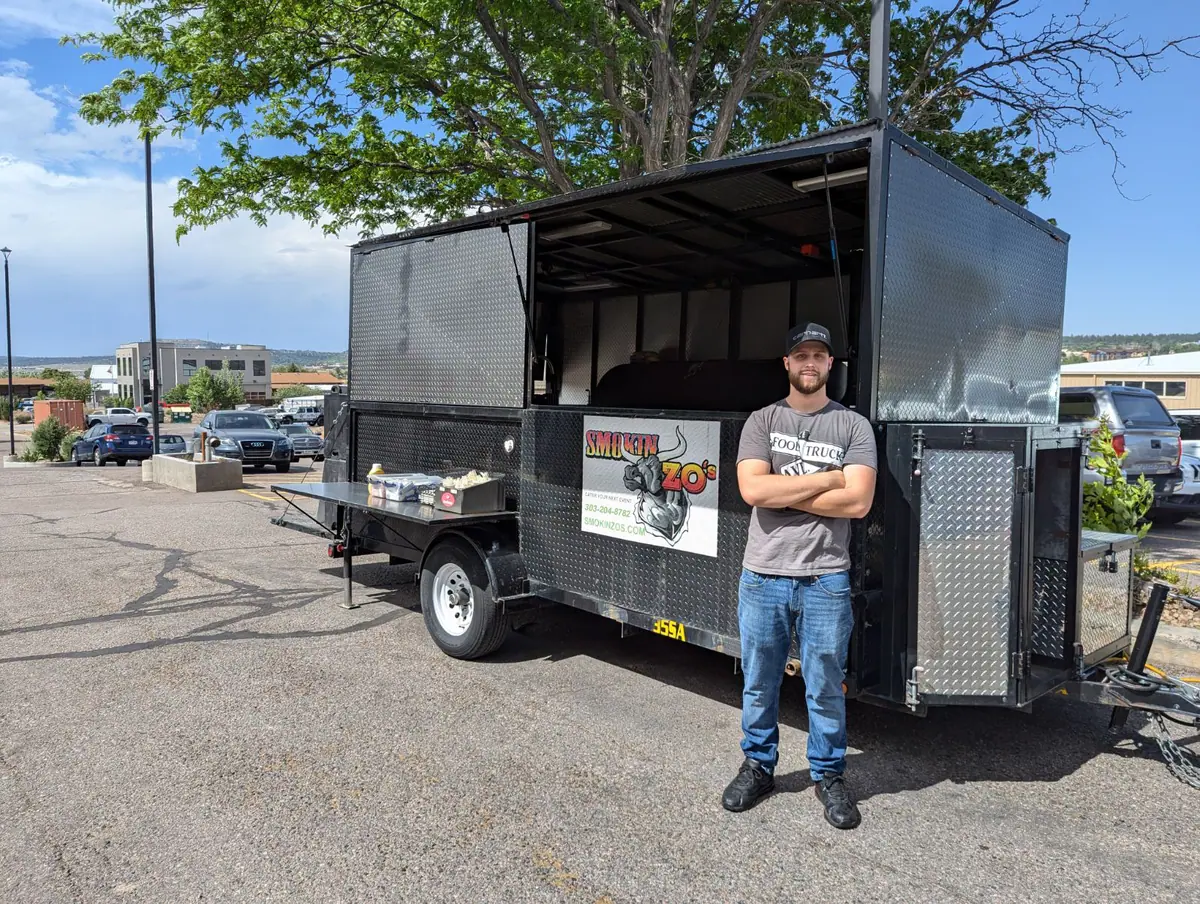 Smokin Zo's food truck at an event
