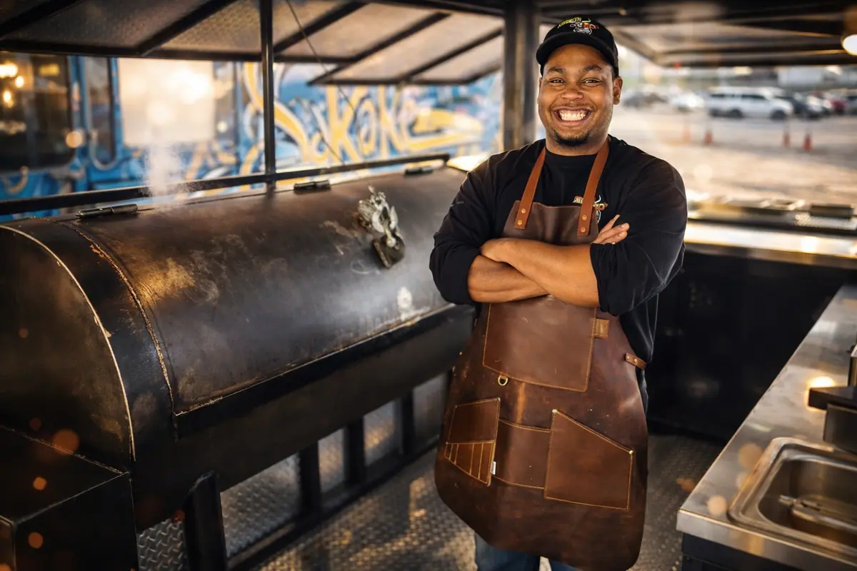 Smokin Zo's food truck at an event