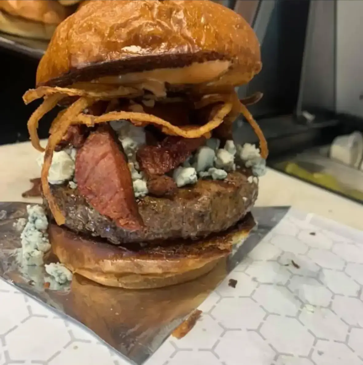 The Burger Bus food truck at an event
