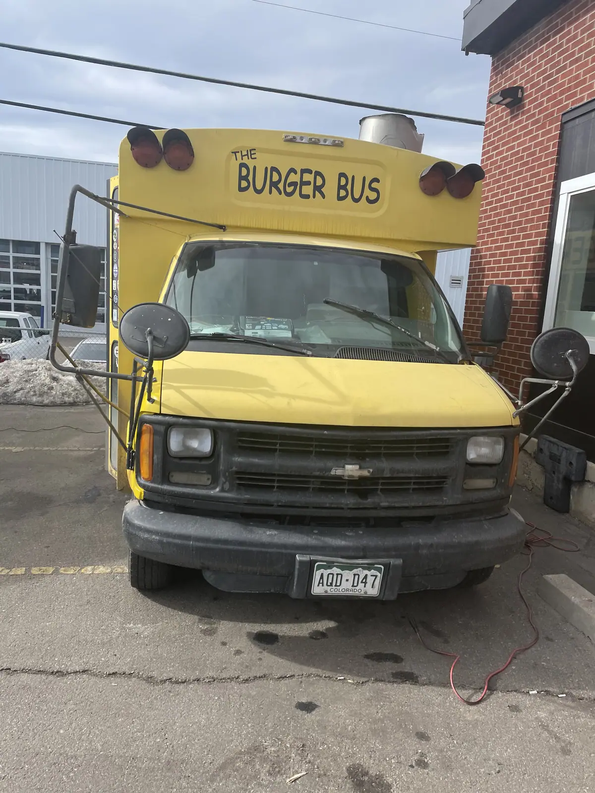 The Burger Bus food truck at an event