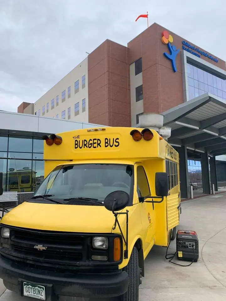The Burger Bus food truck at an event