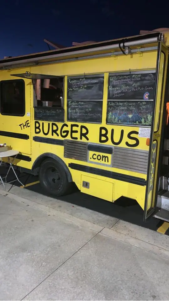 The Burger Bus food truck at an event