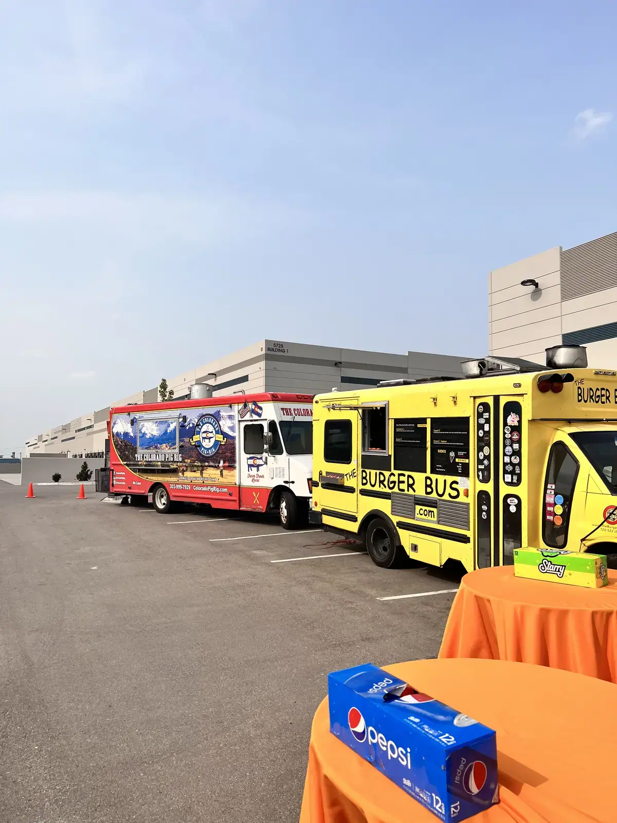 The Burger Bus food truck at an event