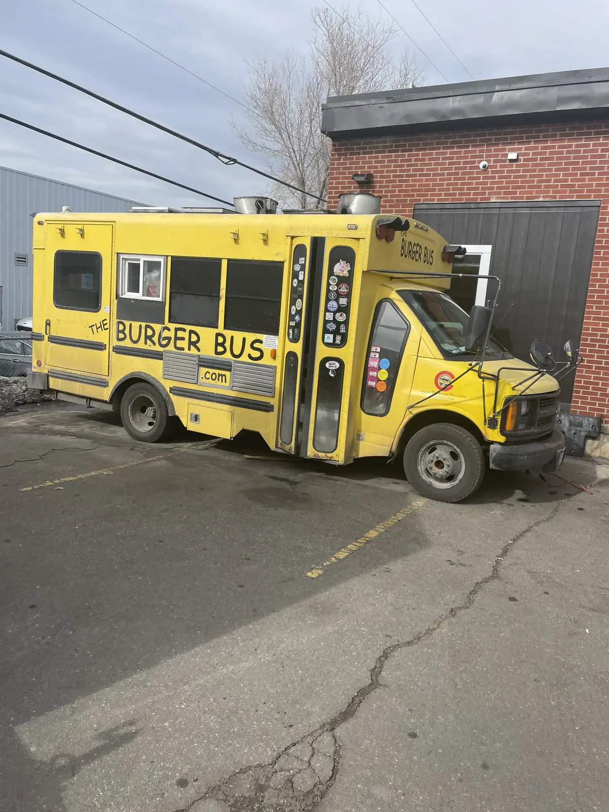 The Burger Bus food truck at an event
