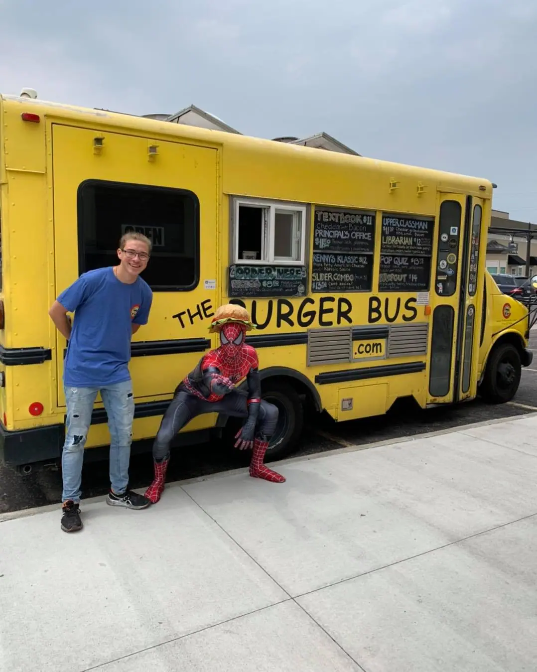 The Burger Bus food truck at an event