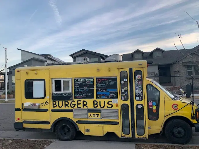 The Burger Bus food truck at an event