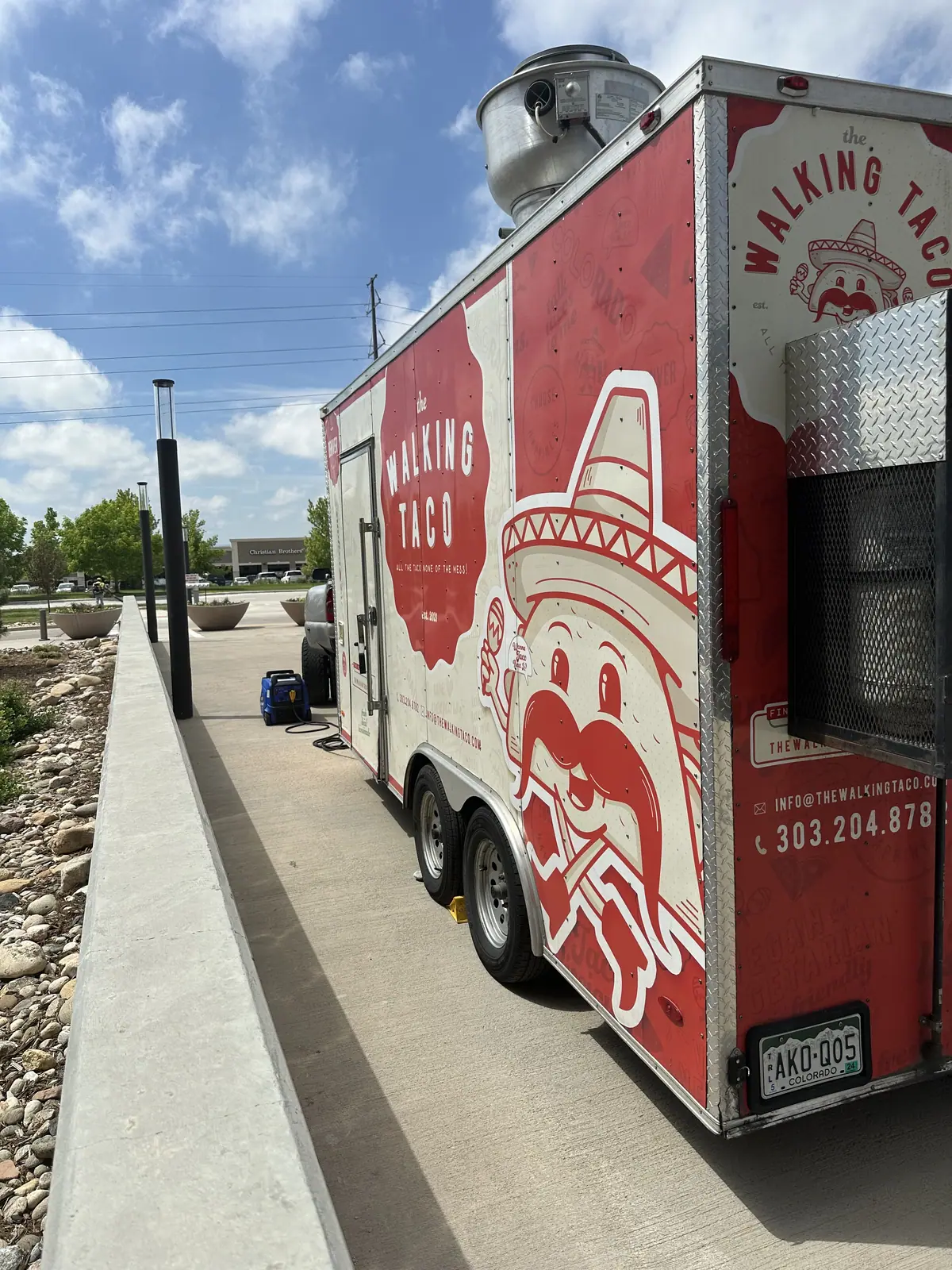 The Walking Taco food truck at an event