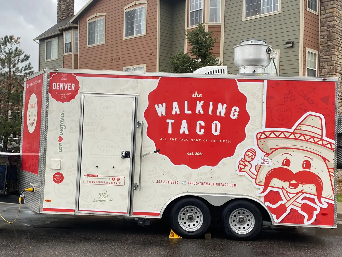 The Walking Taco food truck at an event