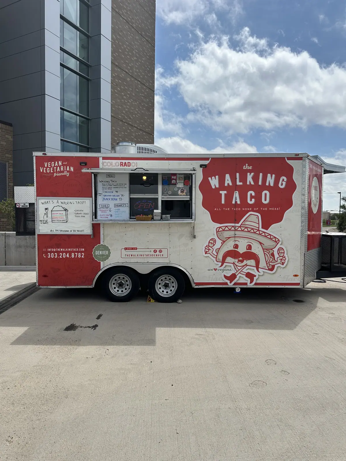 The Walking Taco food truck at an event
