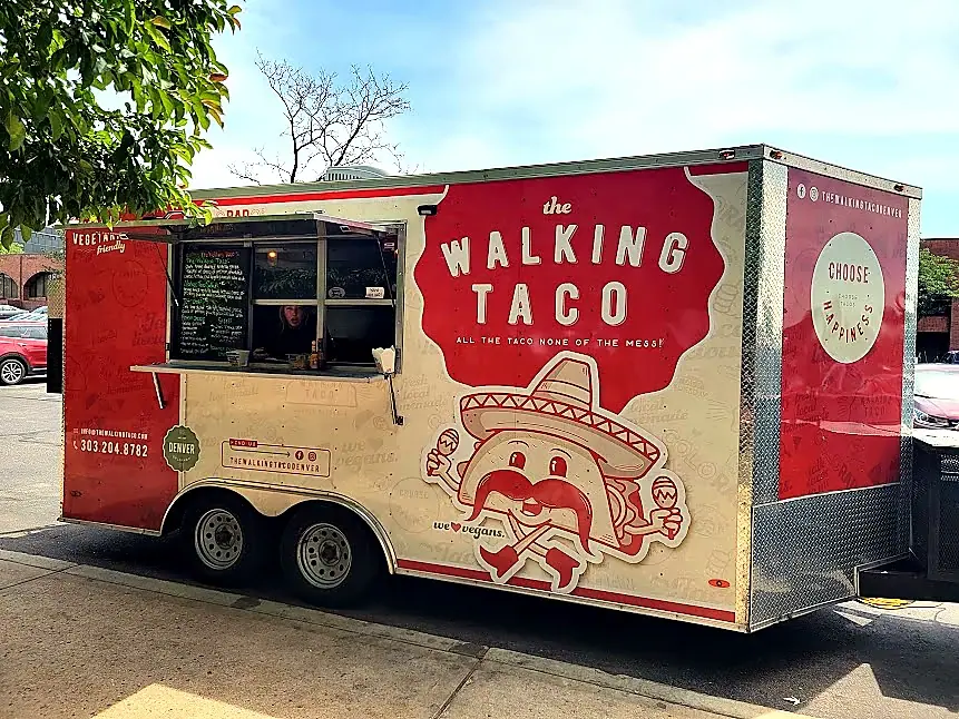 The Walking Taco food truck at an event