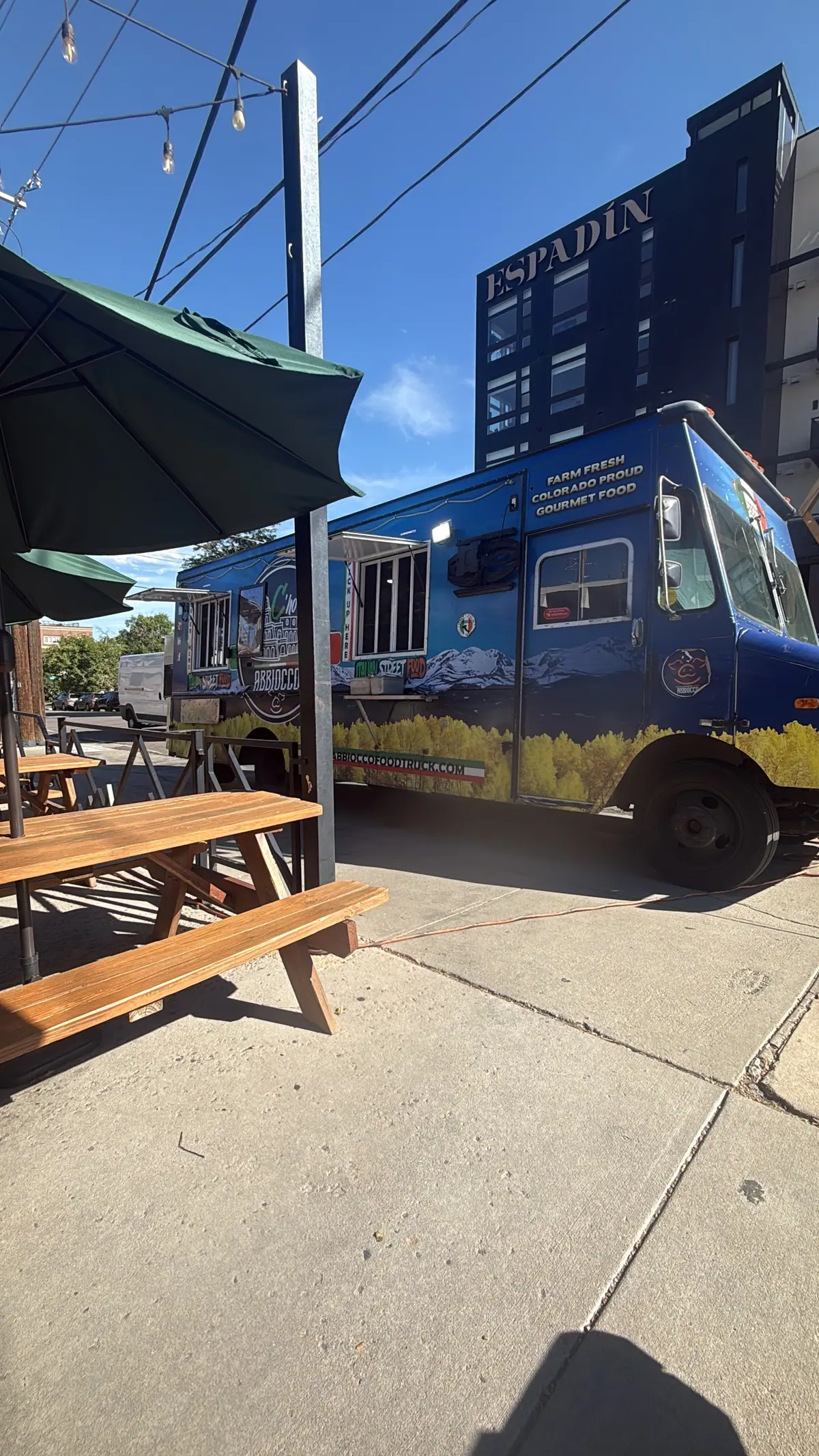 Food truck at an event