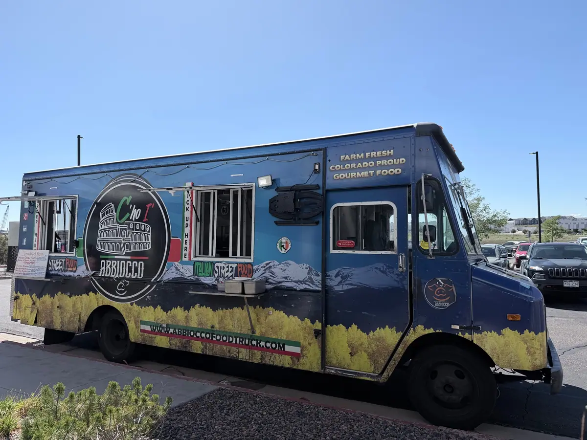 Crepes catering from a local food truck