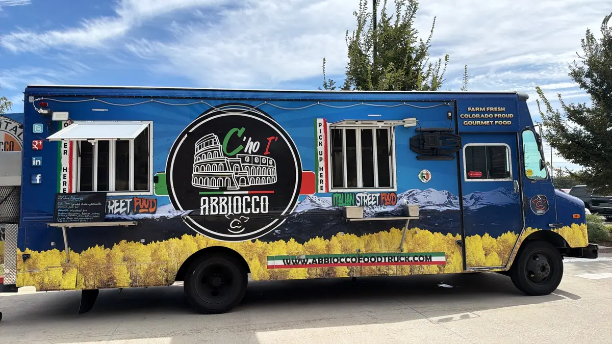 Food truck at an event
