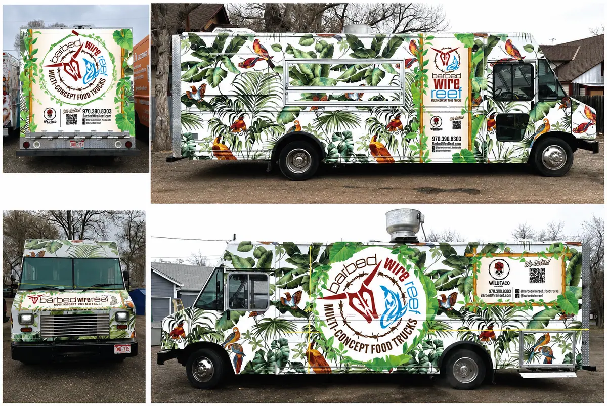 Food truck at an event
