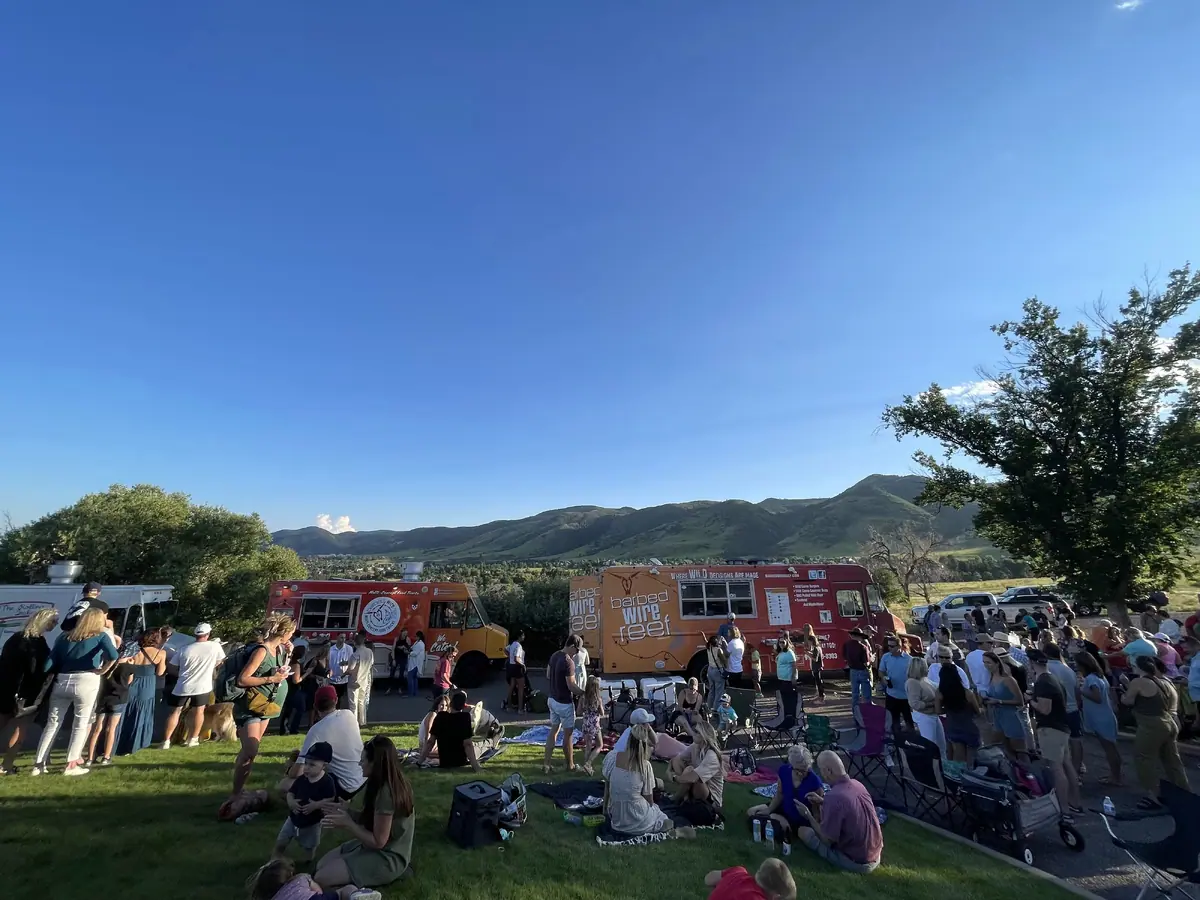 Food truck at an event