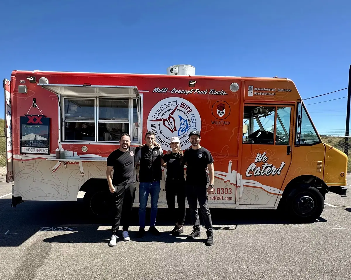 Food truck at an event