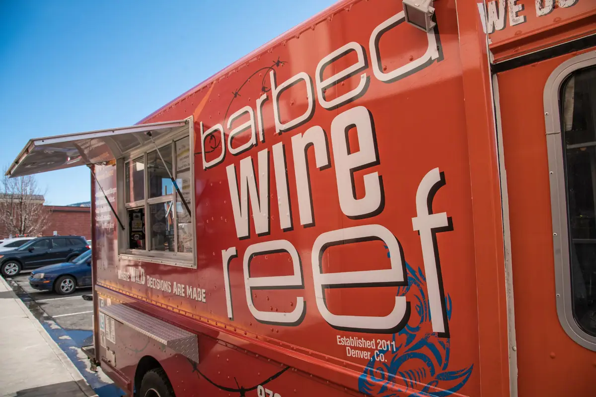 Food truck at an event