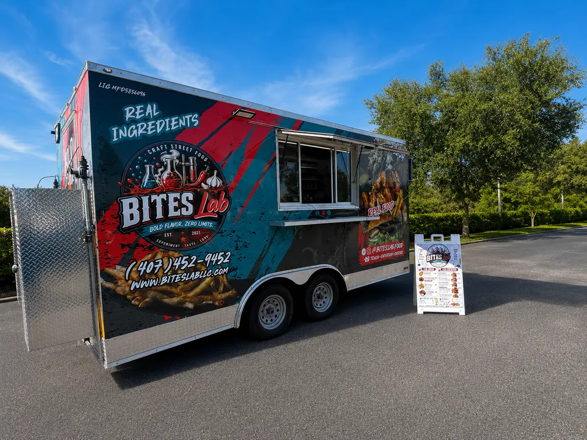 Food truck at an event