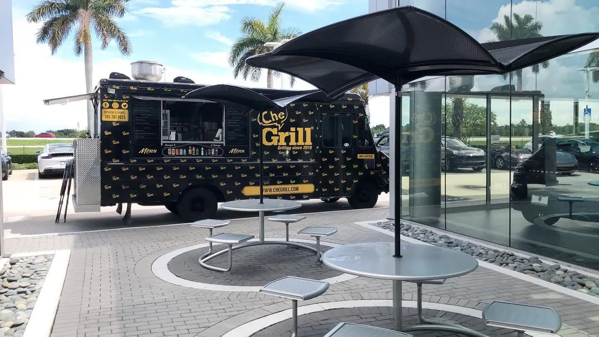 Food truck at an event
