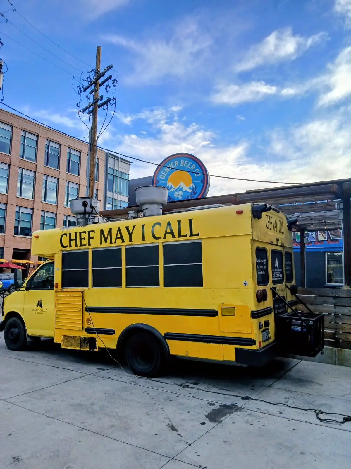 Food truck at an event