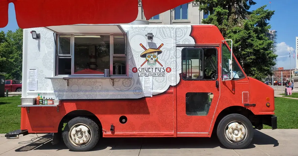 Food truck at an event