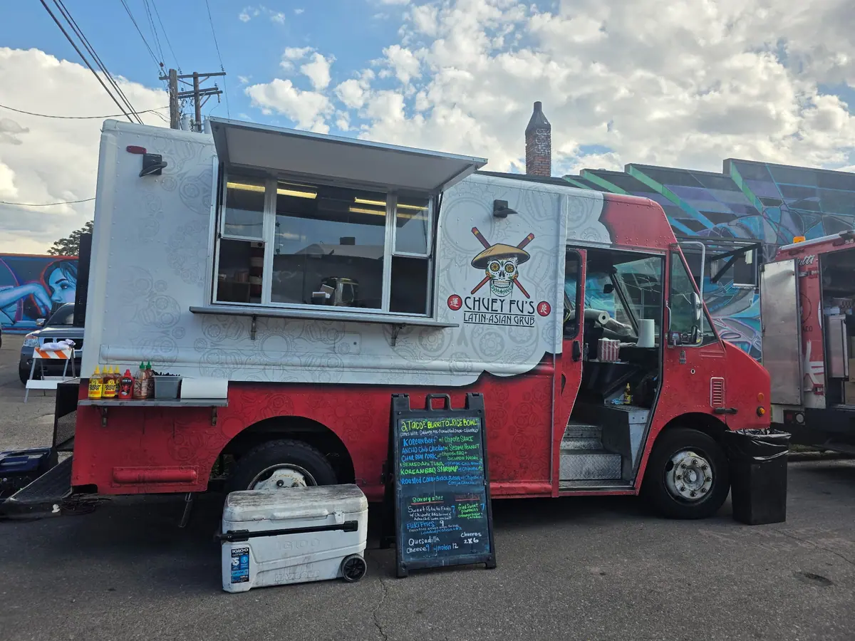 Food truck at an event