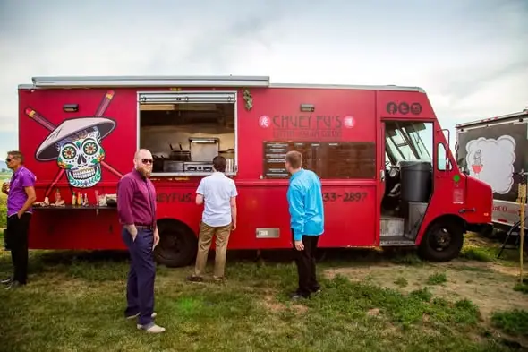 Food truck at an event