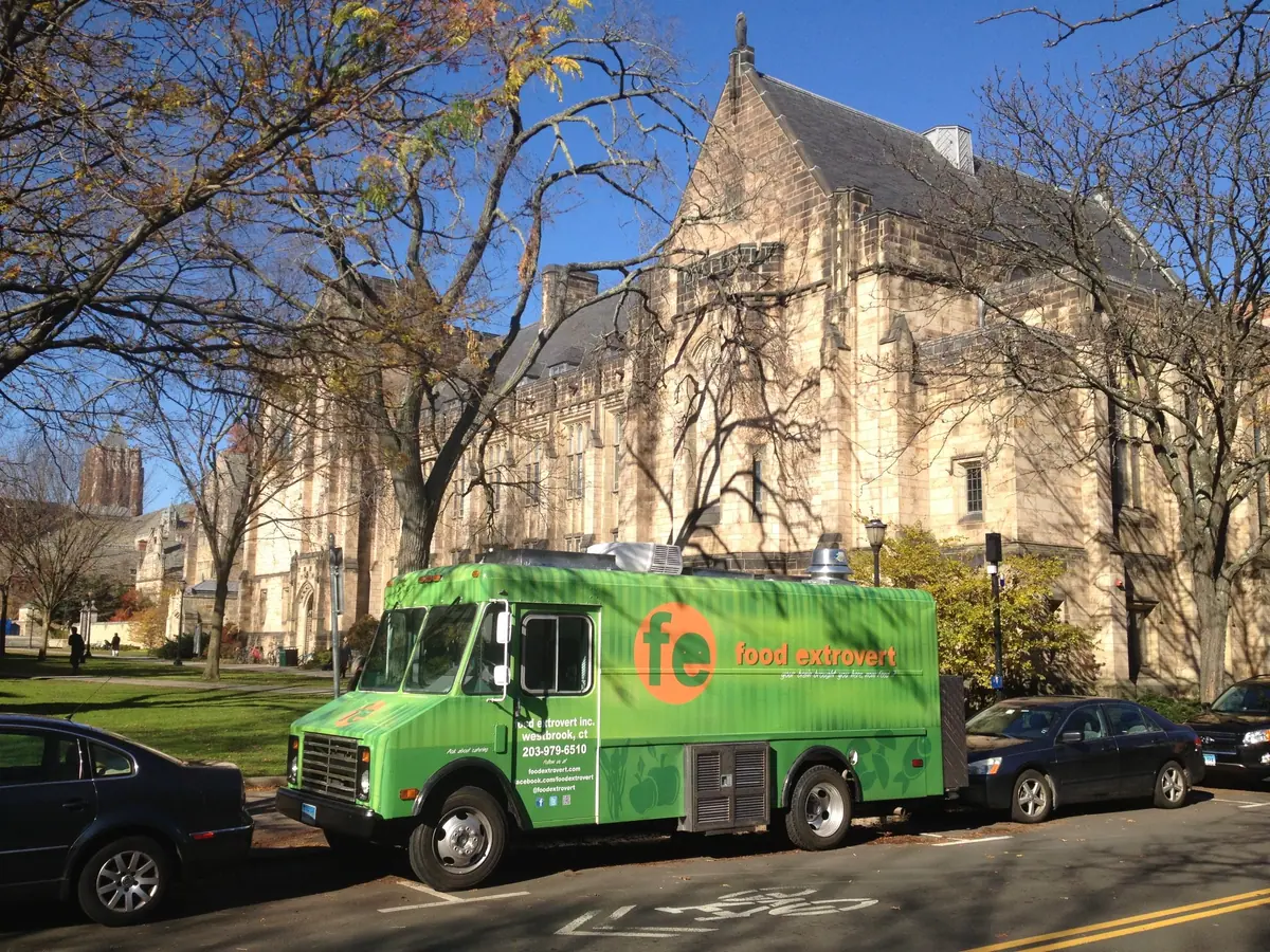 Food truck at an event