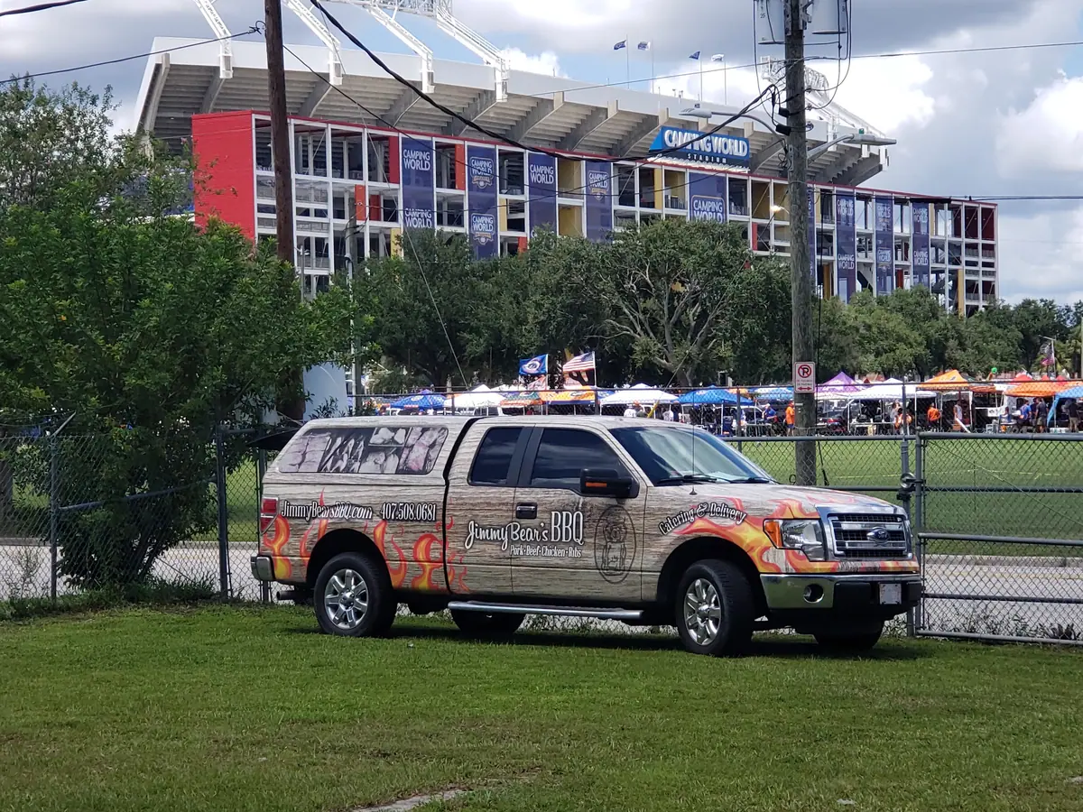 Food truck at an event