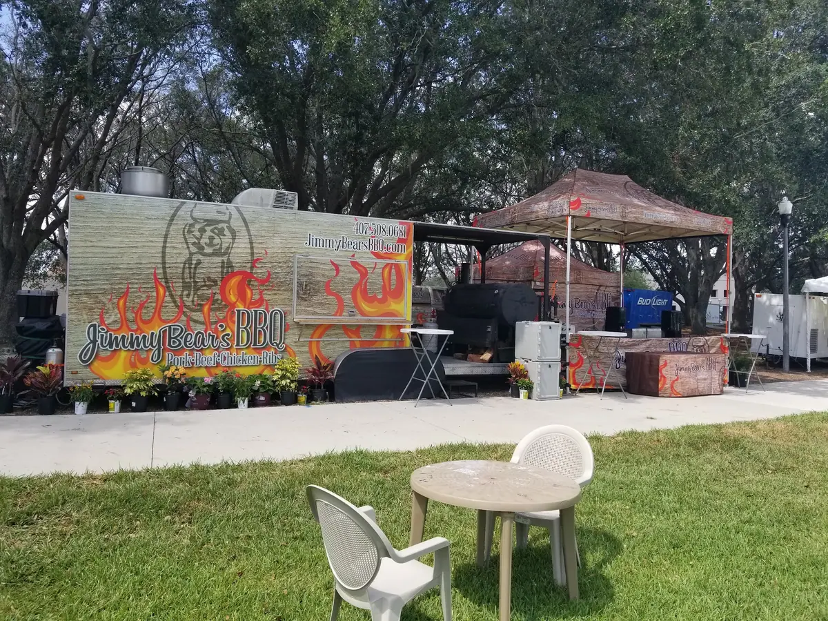 Food truck at an event