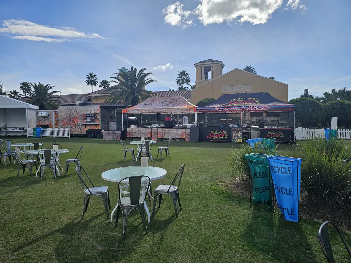 Food truck at an event