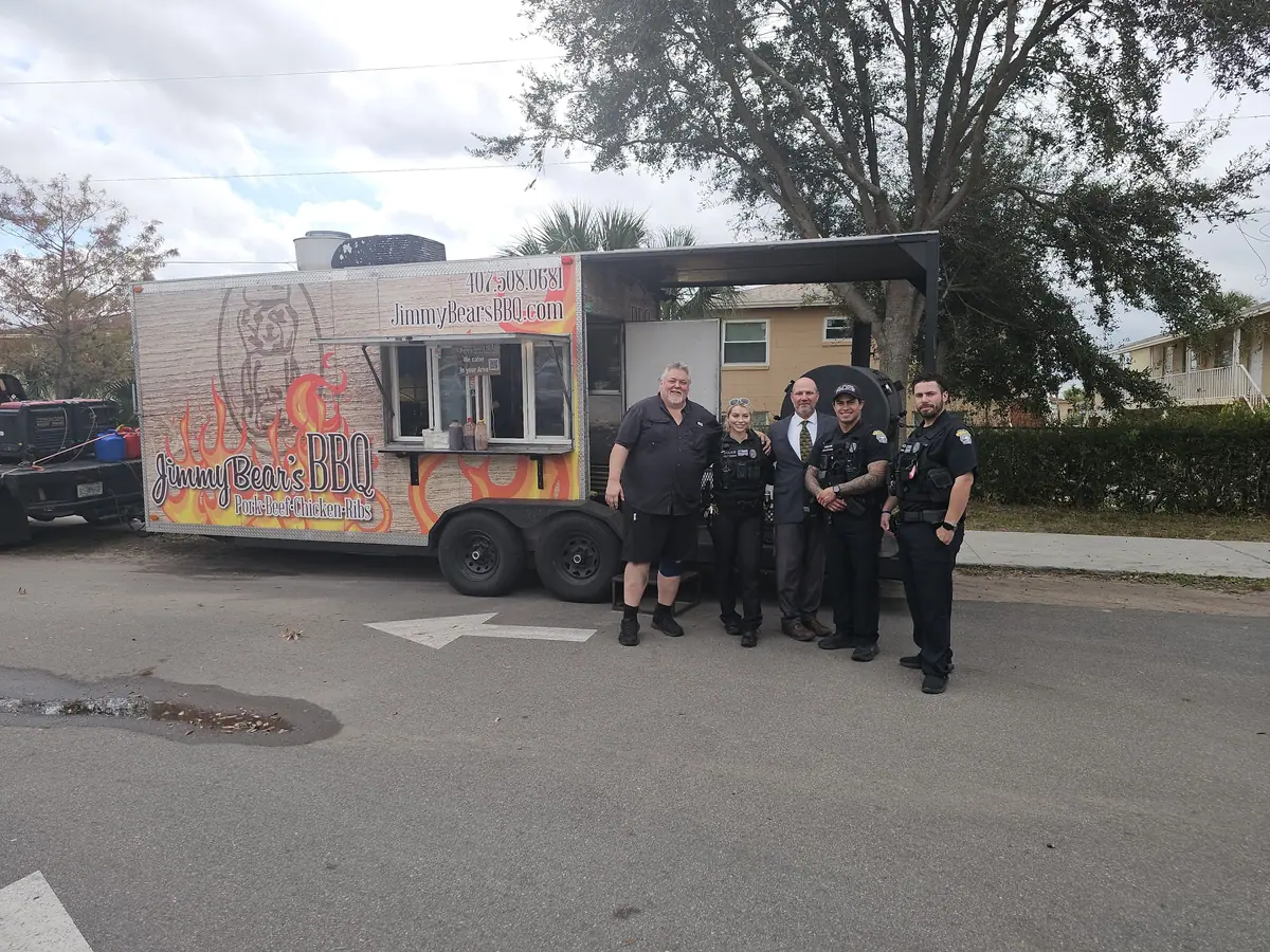 Food truck at an event