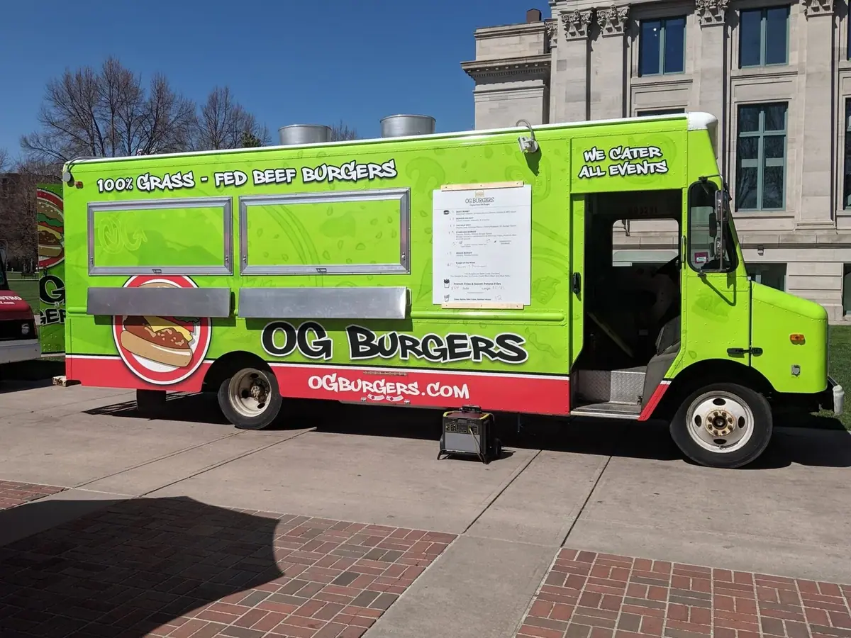 Food truck at an event