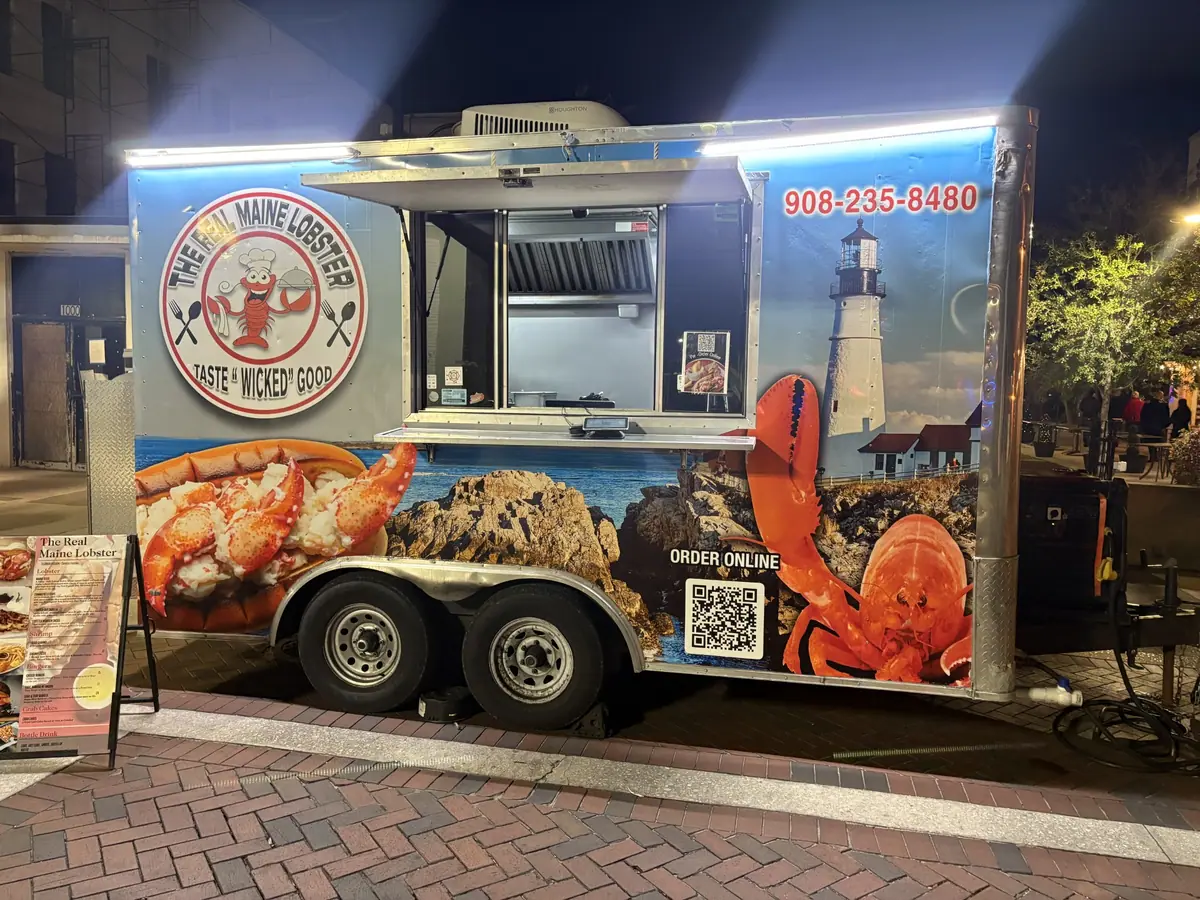 Food truck at an event