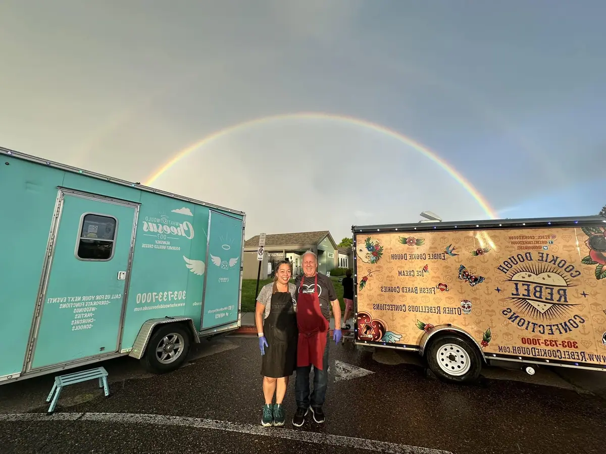 Food truck at an event