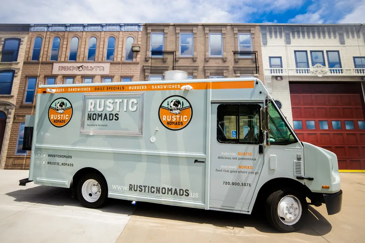 Food truck at an event