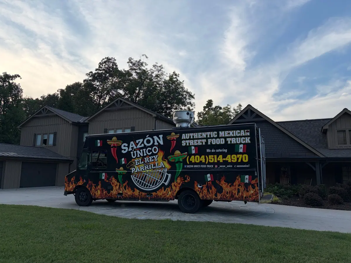 Food truck at an event