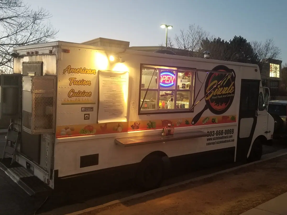 Food truck at an event