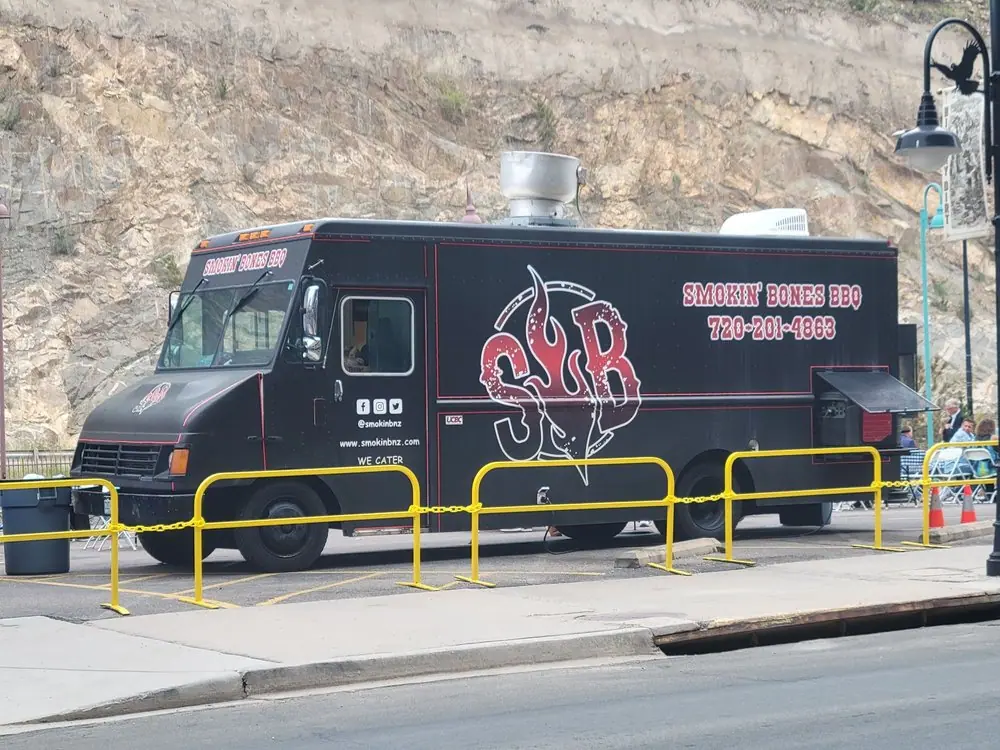 Food truck at an event