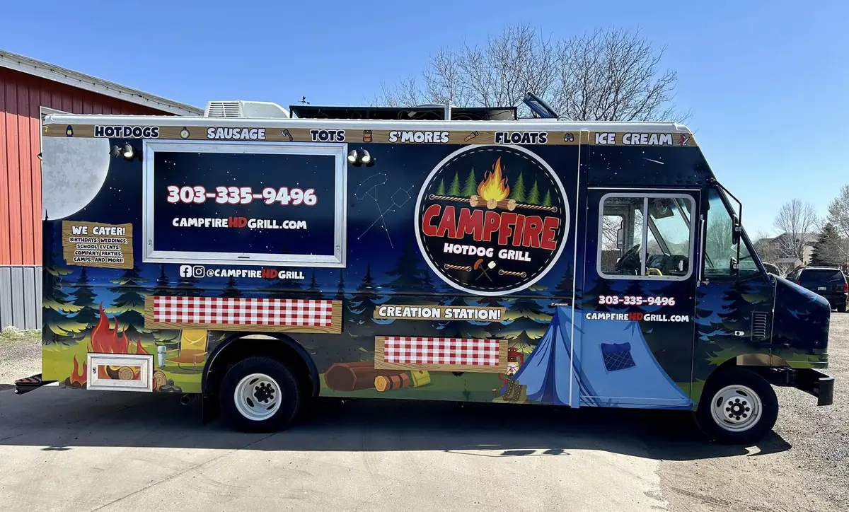 Food truck at an event