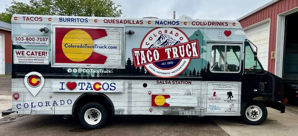 Food truck at an event
