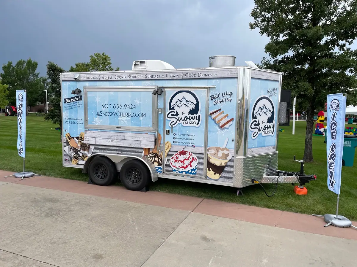 Food truck at an event