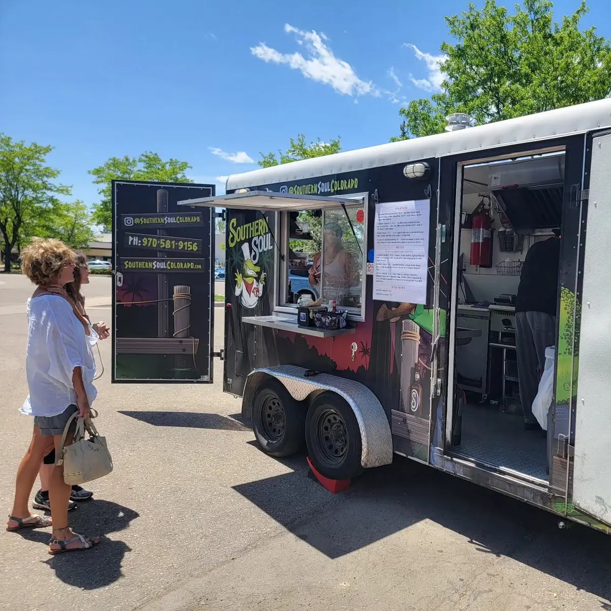 Food truck at an event