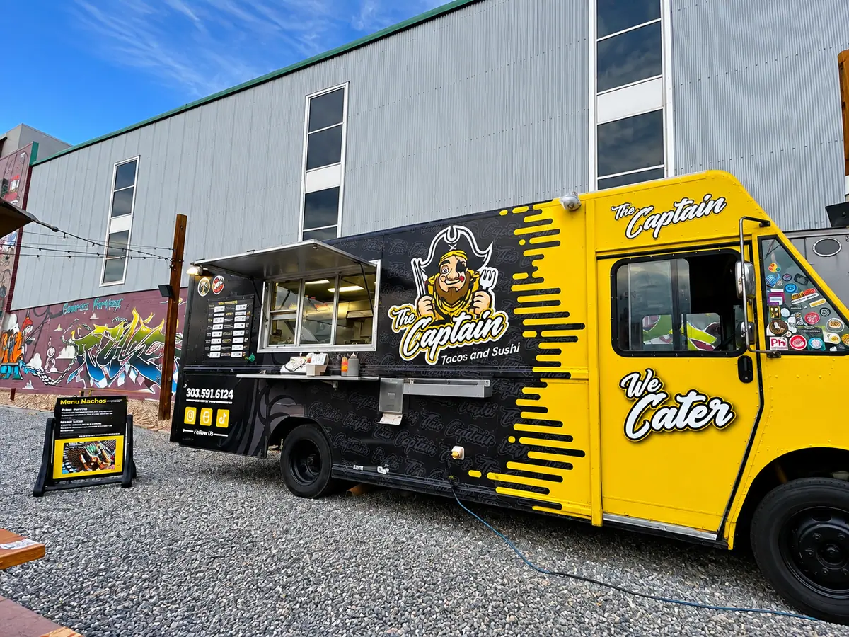 Food truck at an event
