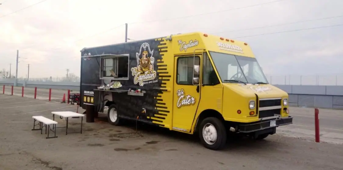 Food truck at an event