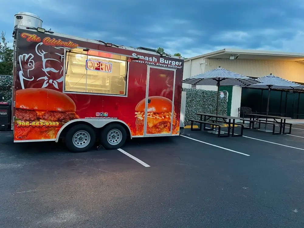 Food truck at an event