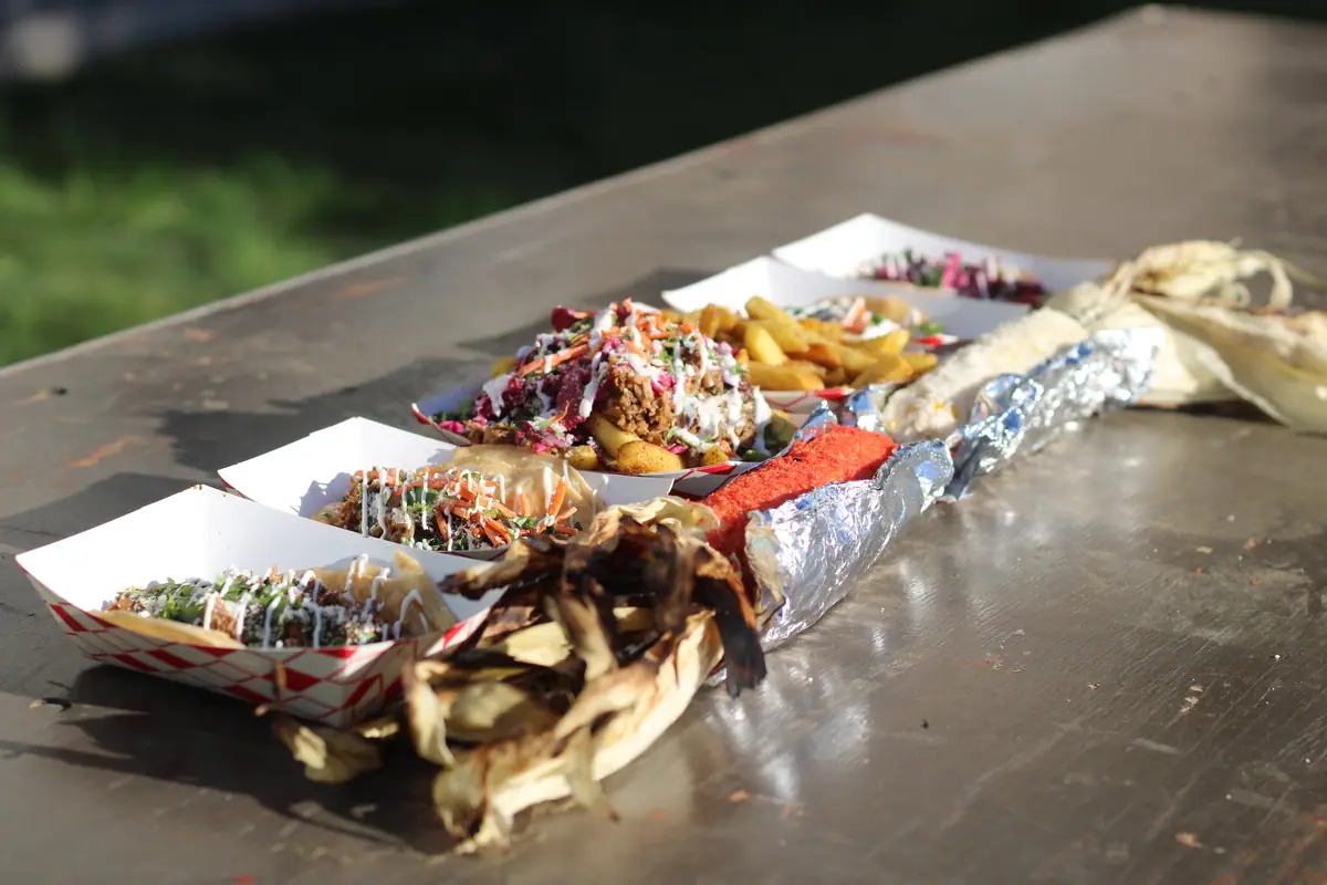 Food truck at an event