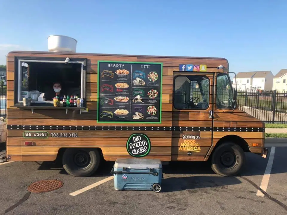 Food truck at an event